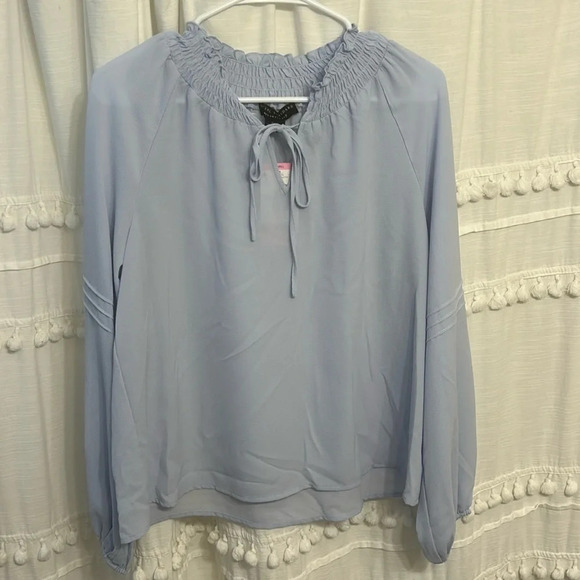 NWT Social standard by sanctuary light blue blouse - Picture 1 of 9